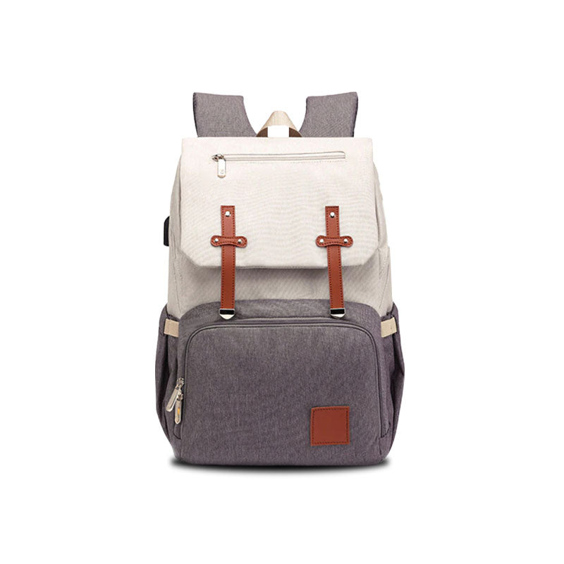 Sac à dos à langer avec chauffe biberon USB