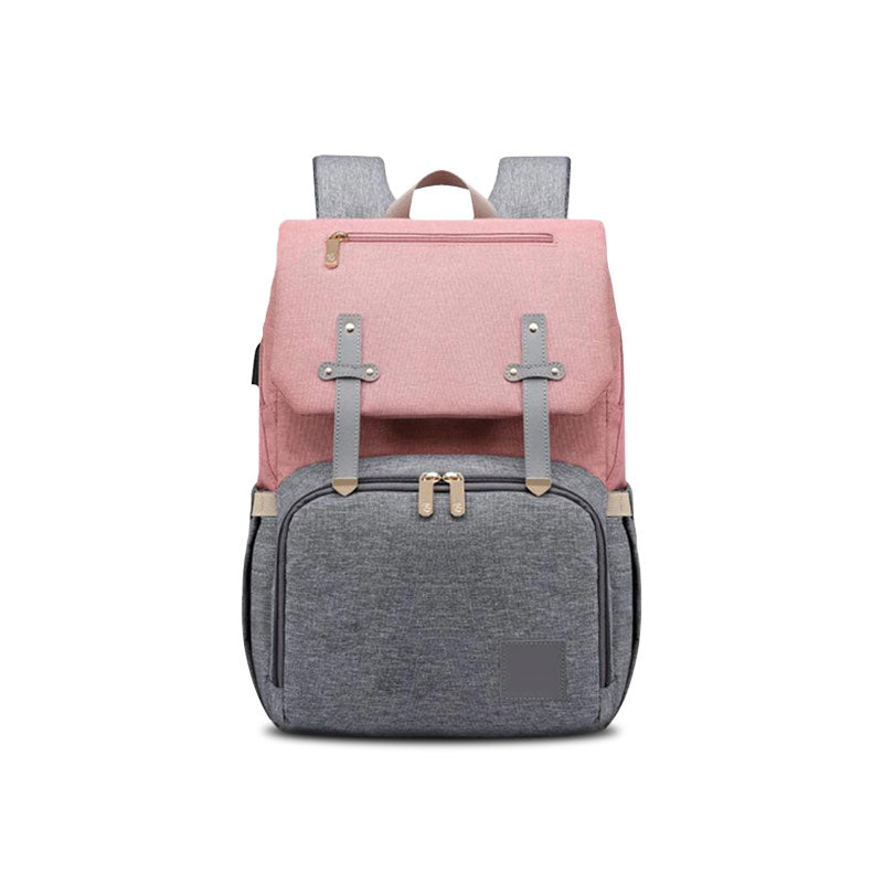 Sac à dos à langer avec chauffe biberon USB